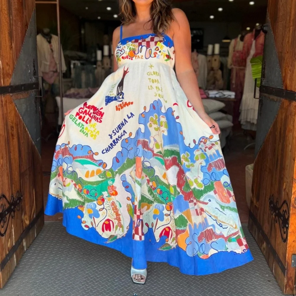 Alemais Colorful Printed Maxi Dress - Picture 2 of 13